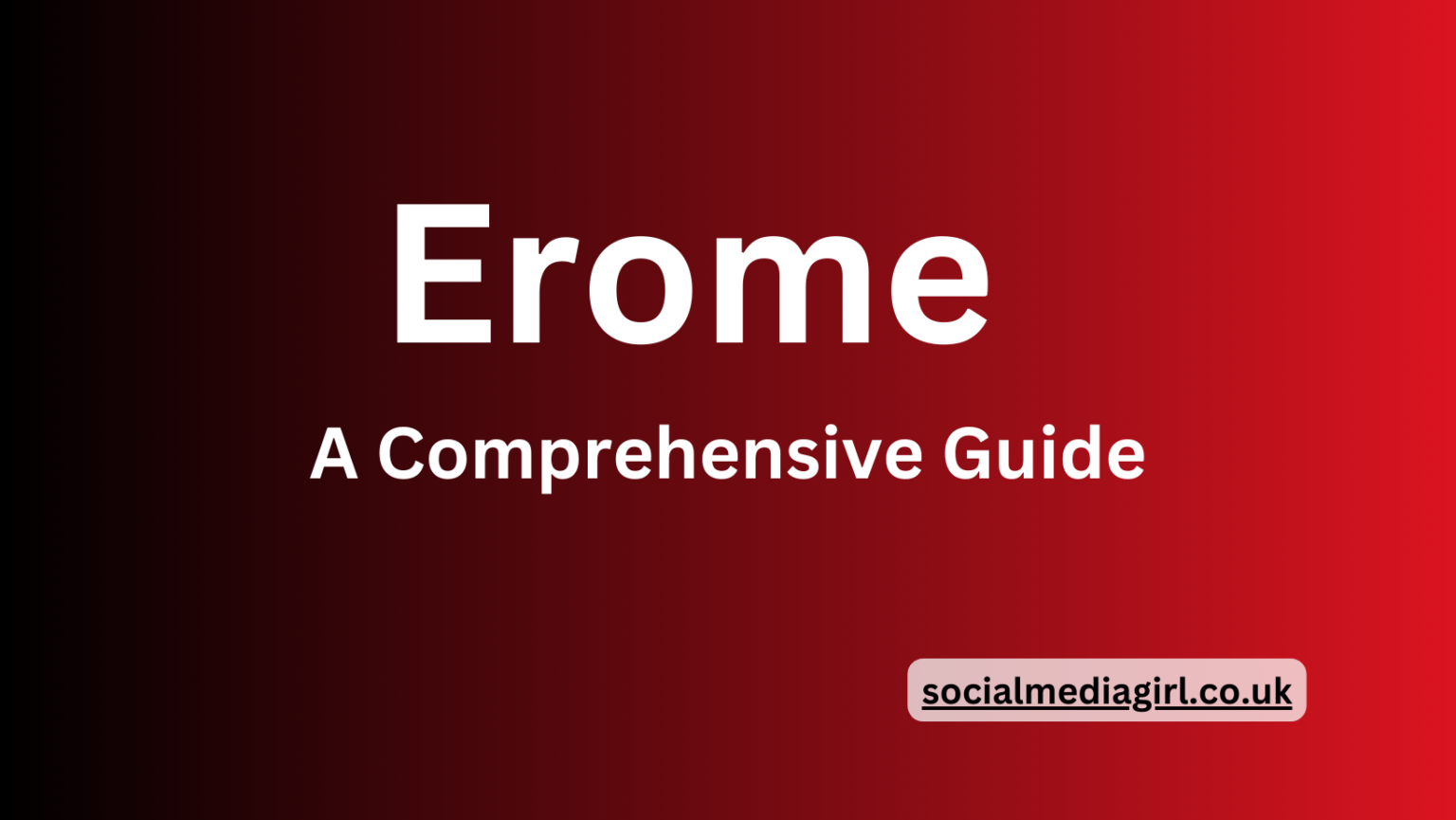 Exploring Erome A Comprehensive Guide Social Media Girls