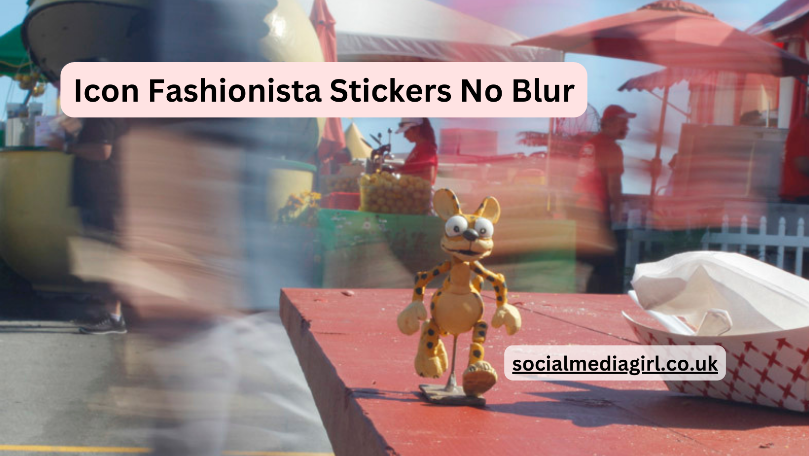 Icon Fashionista Stickers No Blur