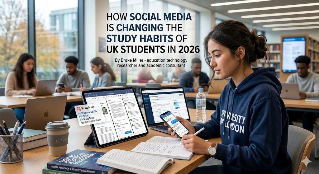 How Social Media Is Changing The Study Habits of UK Students in 2026
