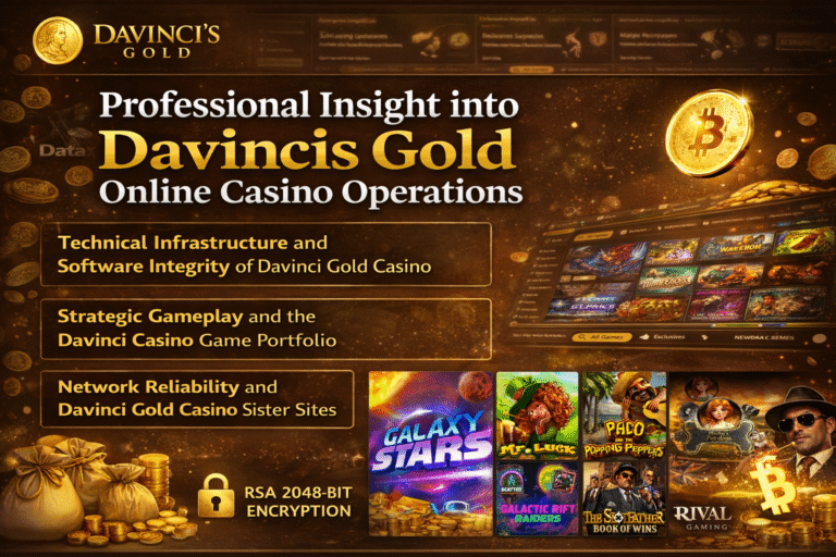 Professional Insight into Davincis Gold Online Casino Operations