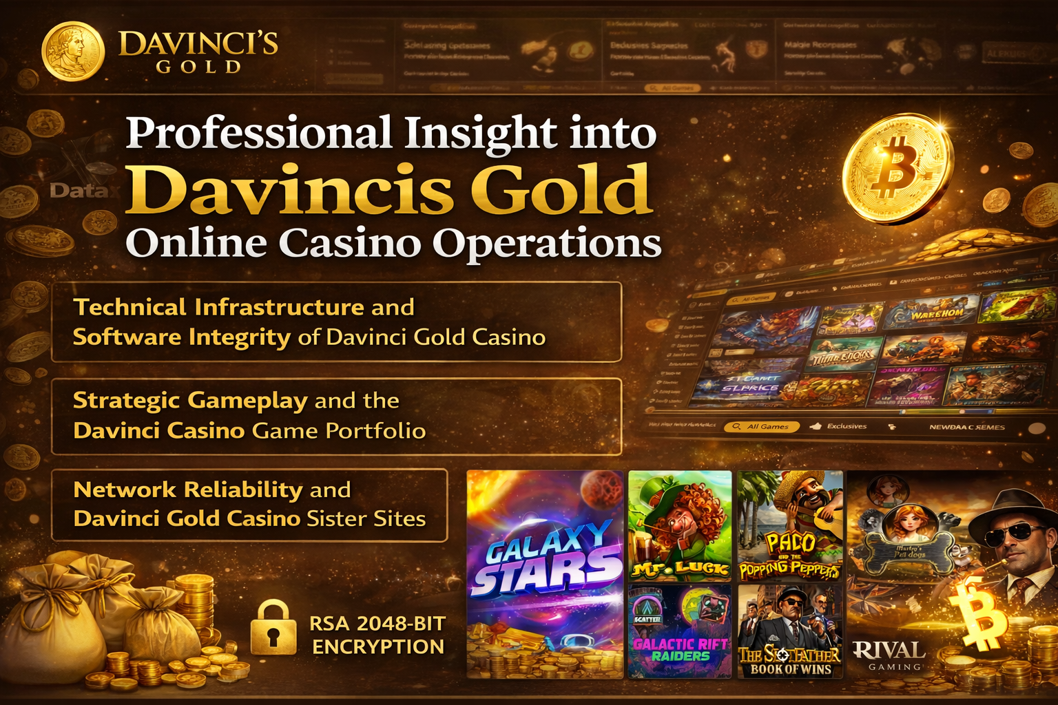 Professional Insight into Davincis Gold Online Casino Operations