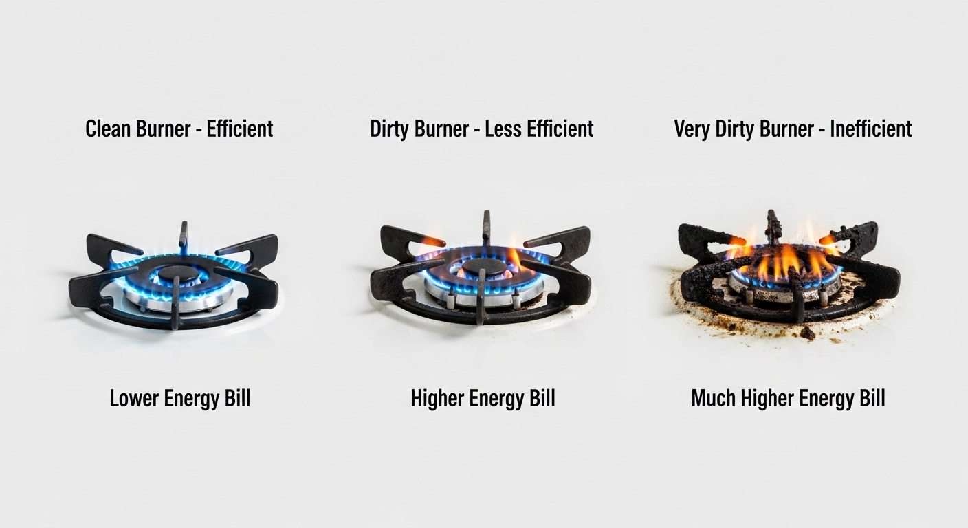 How Dirty Burners Affect Efficiency and Energy Bills