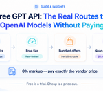 Free GPT API: The Real Routes to OpenAI Models Without Paying