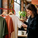 Man showing how to style streetwear t-shirts with a hoodie and cargo pants