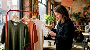 Man showing how to style streetwear t-shirts with a hoodie and cargo pants