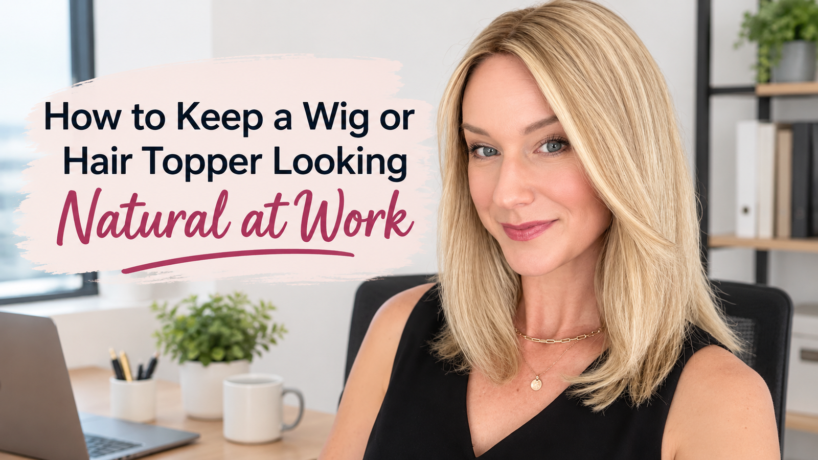 How to Keep a Wig or Hair Topper Looking Natural at Work