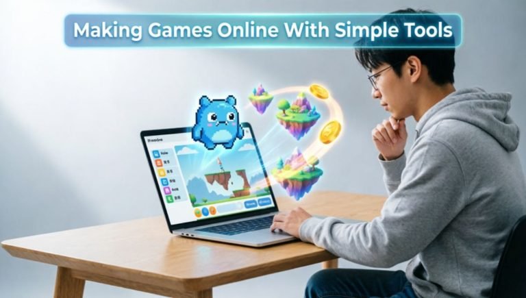 Making Games Online With Simple Tools